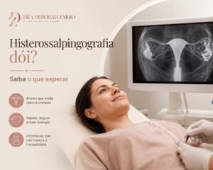 Exame de histerossalpingografia para avaliação da fertilidade feminina, analisando útero e trompas com precisão diagnóstica.