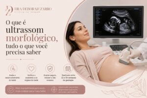 Ultrassom morfológico realizado durante a gestação para avaliar o desenvolvimento, a anatomia e a saúde do bebê, exame essencial no acompanhamento pré-natal em Ji-Paraná.